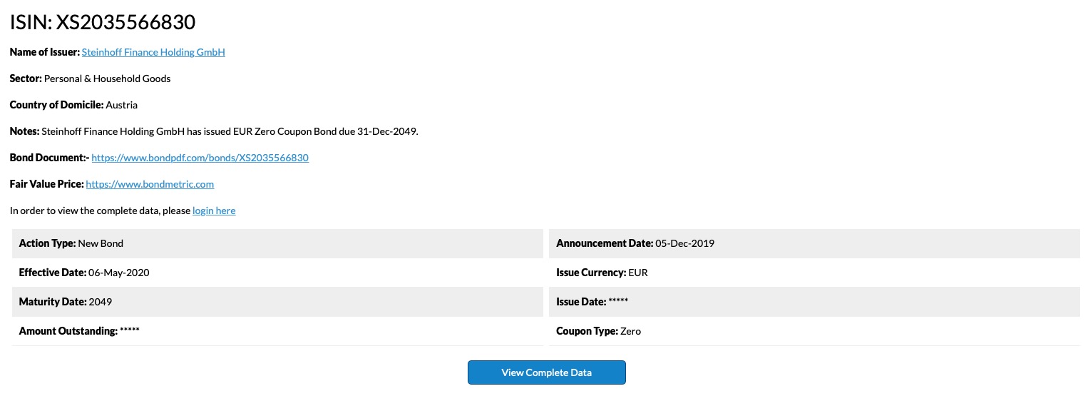 Steinhoff International Holdings N.V. 1176619