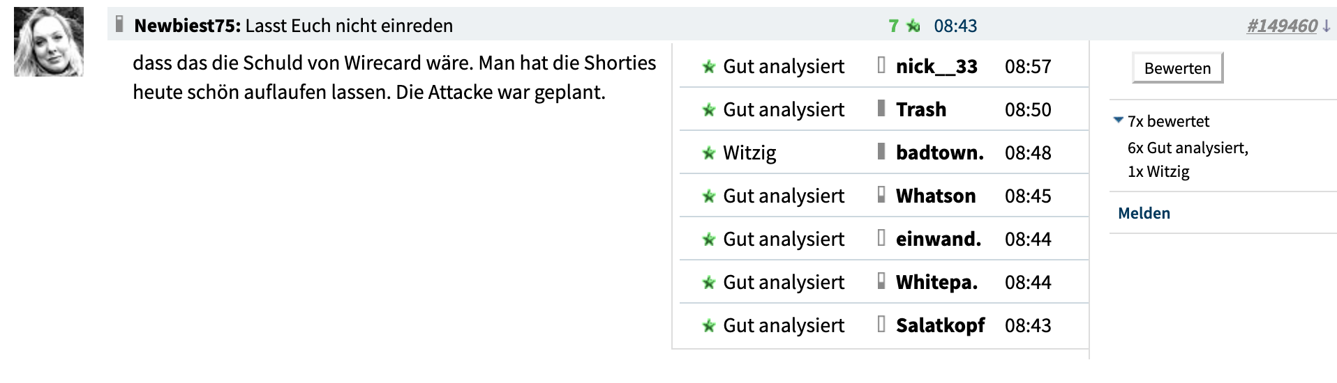 Schweren Herzens aber eine Erleichterung 1187631