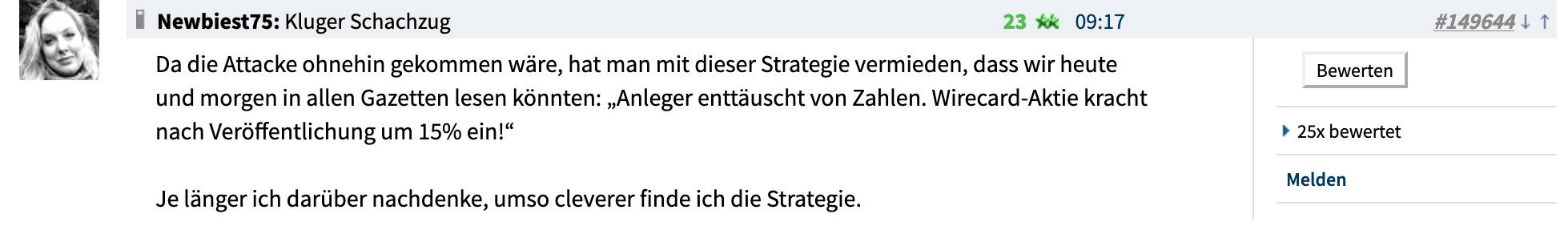 Schweren Herzens aber eine Erleichterung 1187740