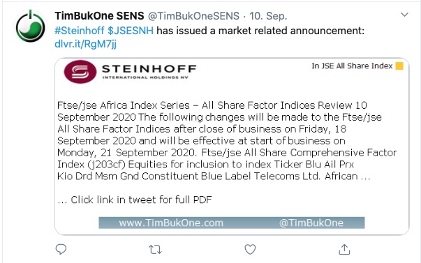 Steinhoff International Holdings N.V. 1202165