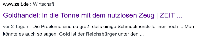 Wenn das Gold redet, dann schweigt die Welt! 1203228