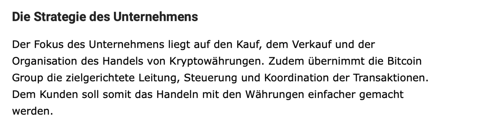 Bitcoin Group SE - Bitcoins & Blockchain 1225430