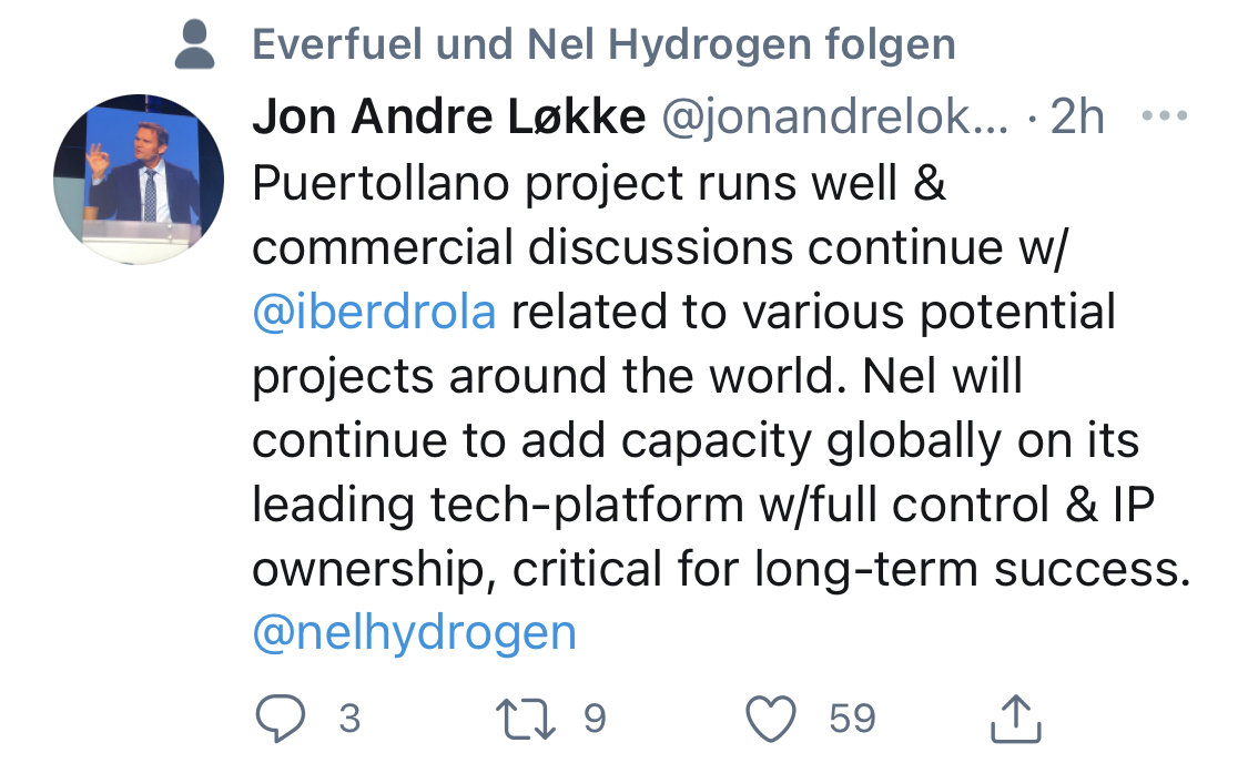 NEL, der Wasserstoffplayer aus Norwegen 1254753