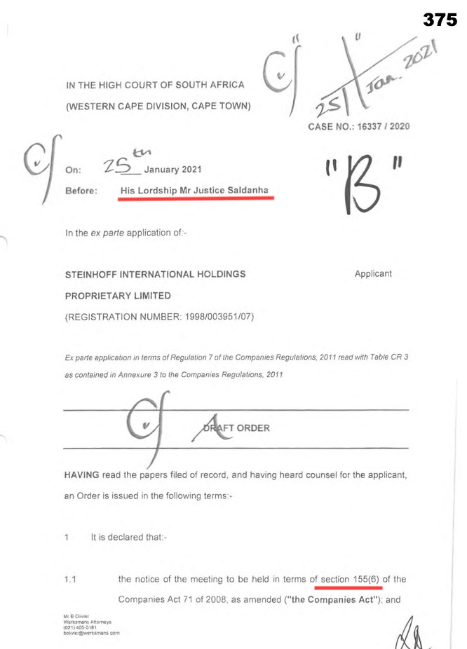 Steinhoff International Holdings N.V. 1278224