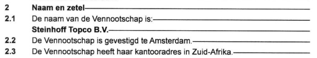 Steinhoff International Holdings N.V. 1383283