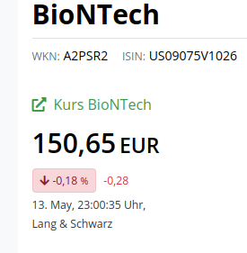 Biotech-Star BioNTech aus Mainz 1314642