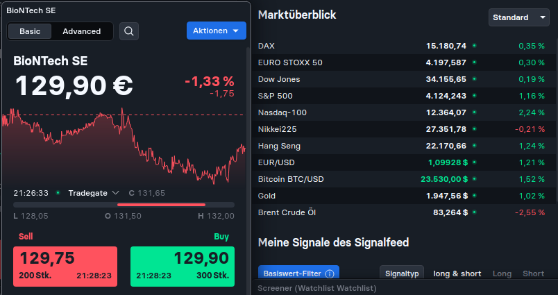Biotech-Star BioNTech aus Mainz 1354896