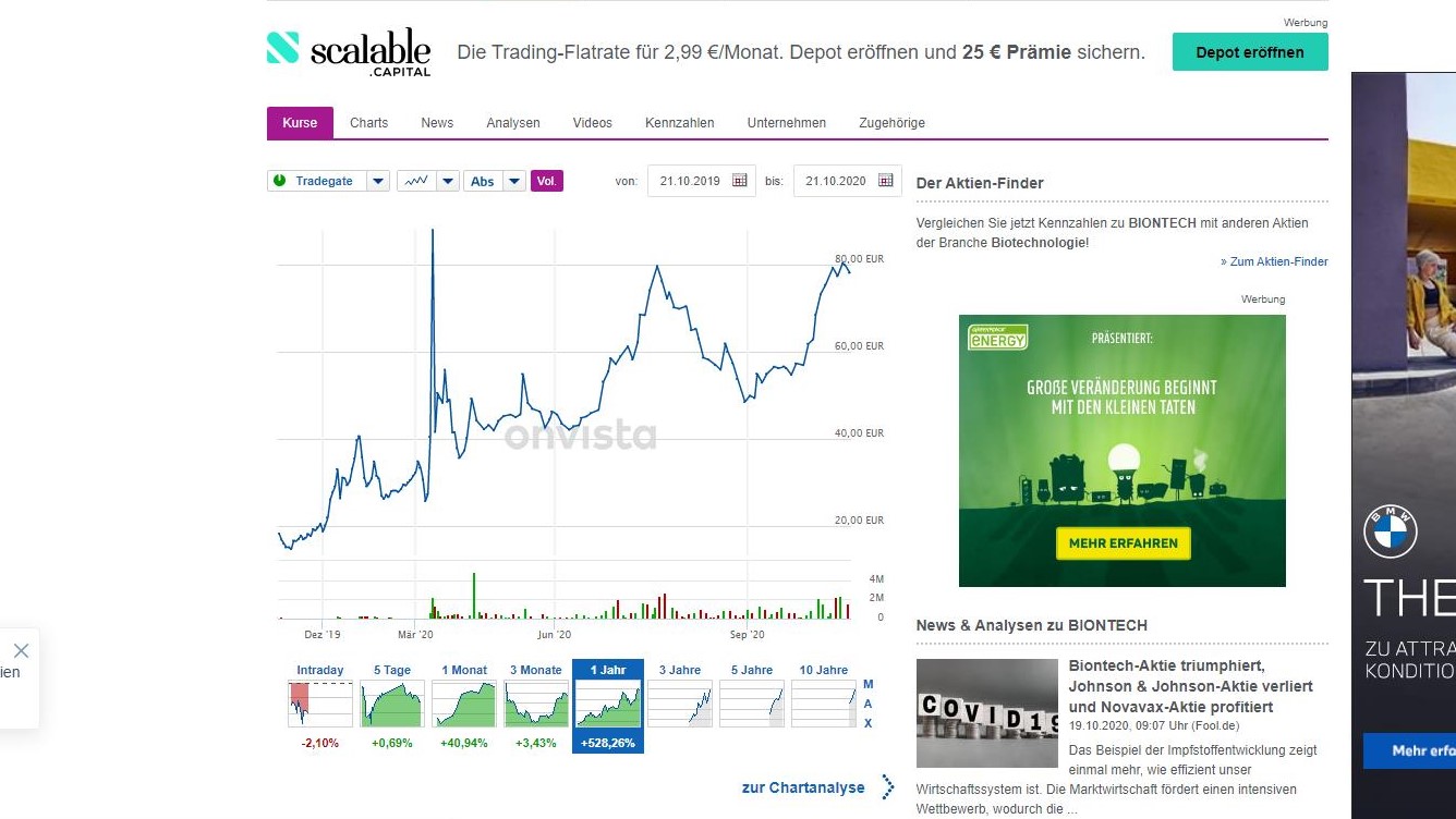 Biotech-Star BioNTech aus Mainz 1207867