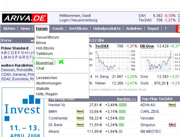 Net AG WKN 786740 Gegenanträge HV 2008 155359