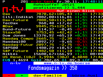 674.DAX Tipp-Spiel, Freitag, 30.11.07 134002