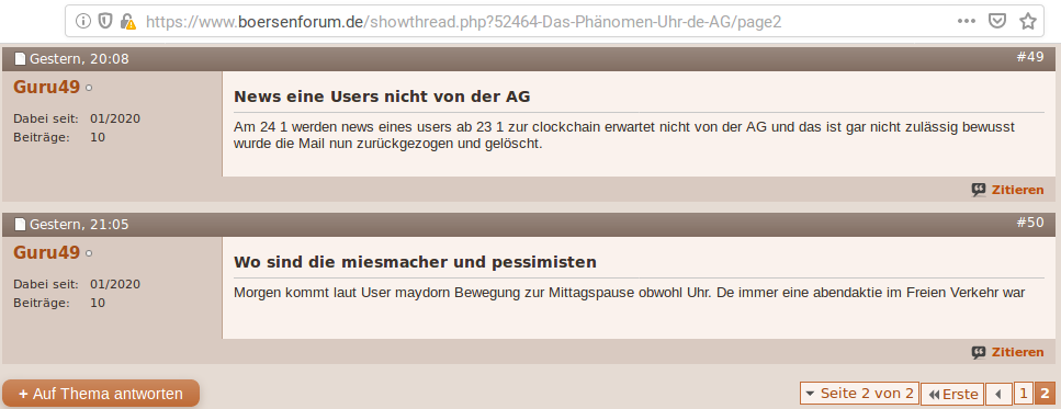 Uhr.de AG - der neue Star am Online-Himmel? 1155511