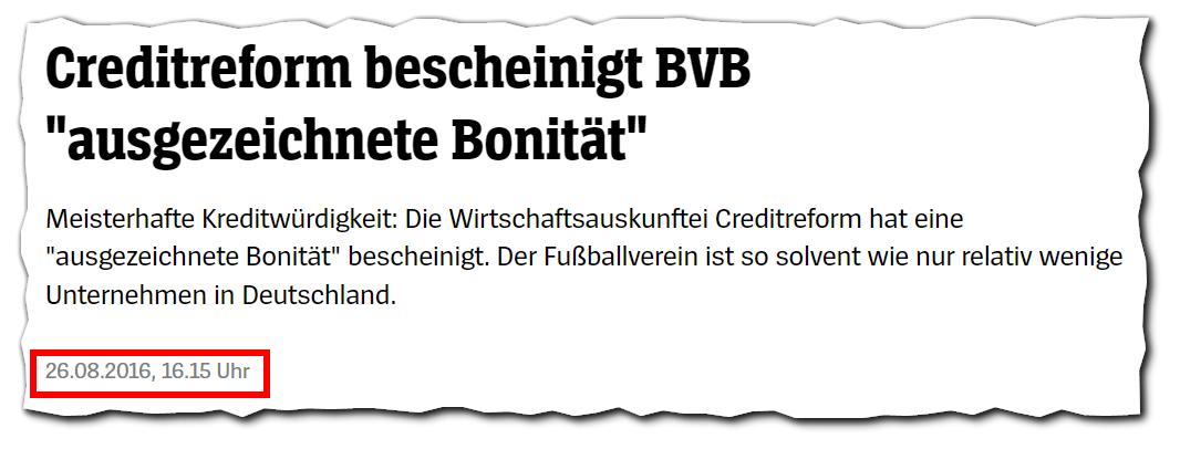 14 Gründe für ein Investment in BVB. 1323997