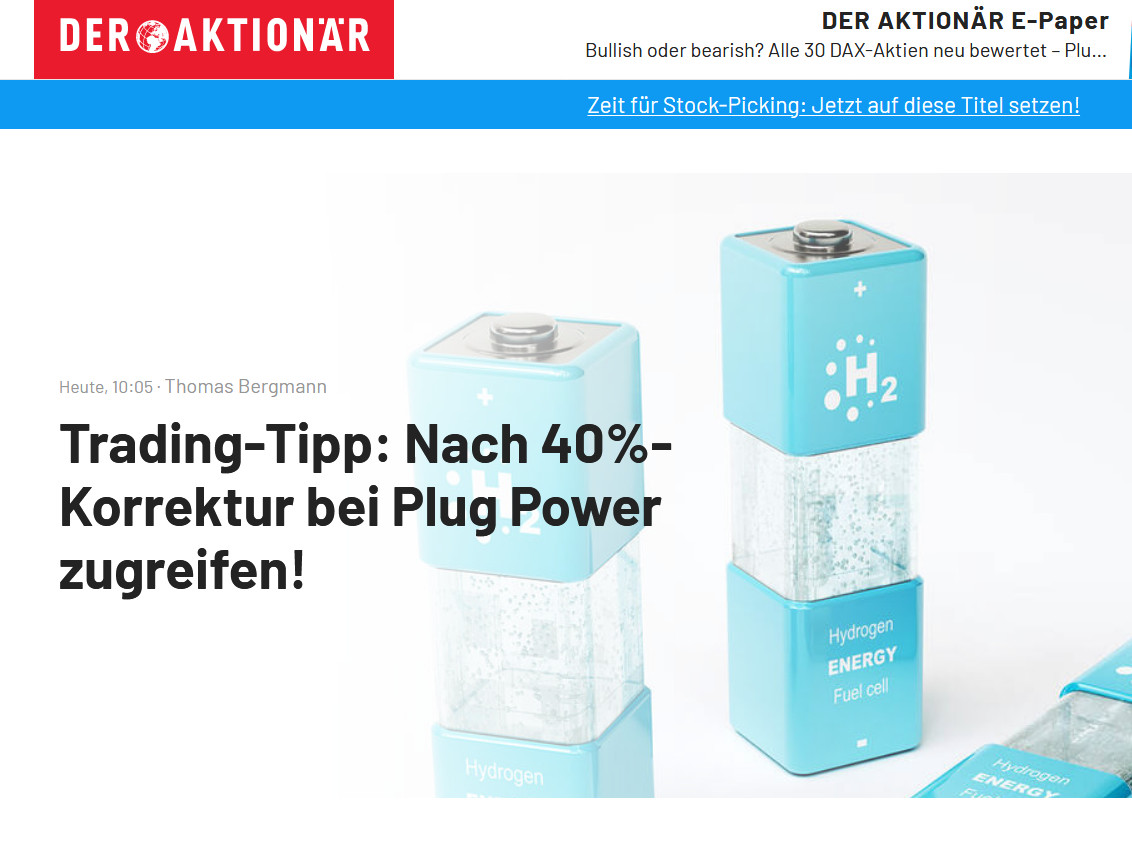 Plug Power - Brennstoffzellen 1234765