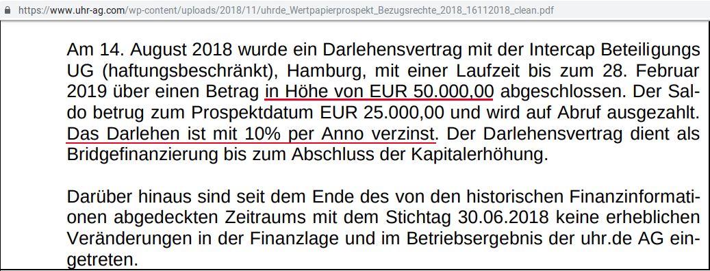 Neuausricht lt. Vorstand : Blockchain / Clockchain 1115600