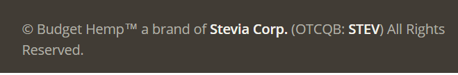 Stevia Corp. Provides Profit Guidance ! 845982