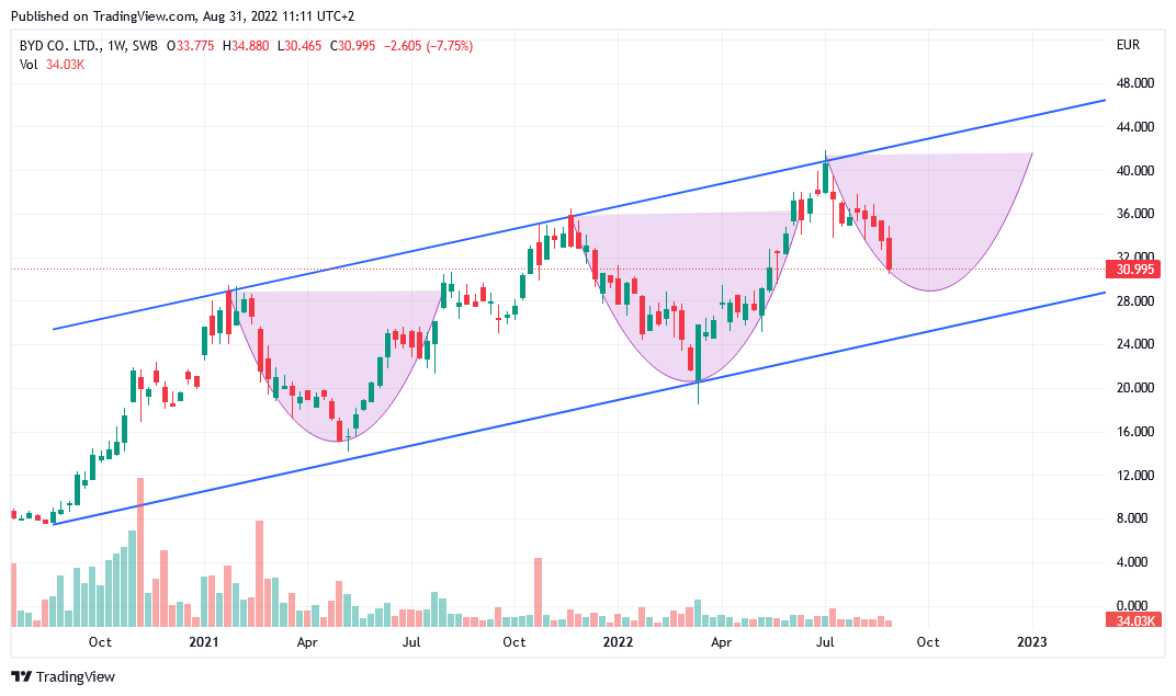 Auto- und Batterien-Herstellers BYD 1330511