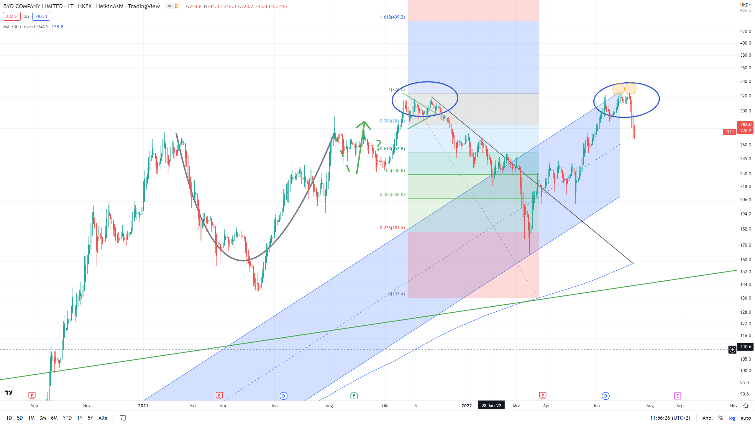Auto- und Batterien-Herstellers BYD 1323796