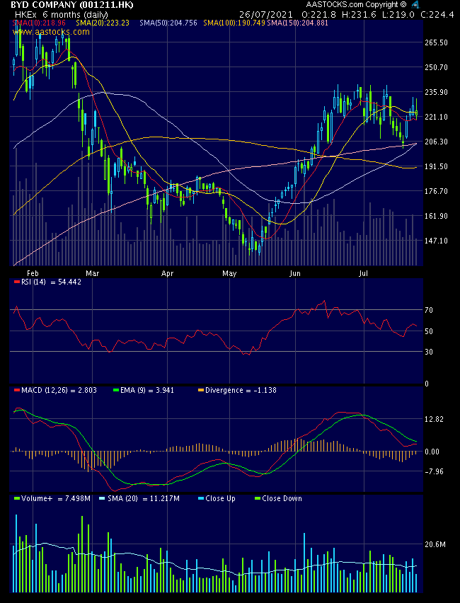 Auto- und Batterien-Herstellers BYD 1265536