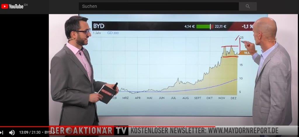 Auto- und Batterien-Herstellers BYD 1219451