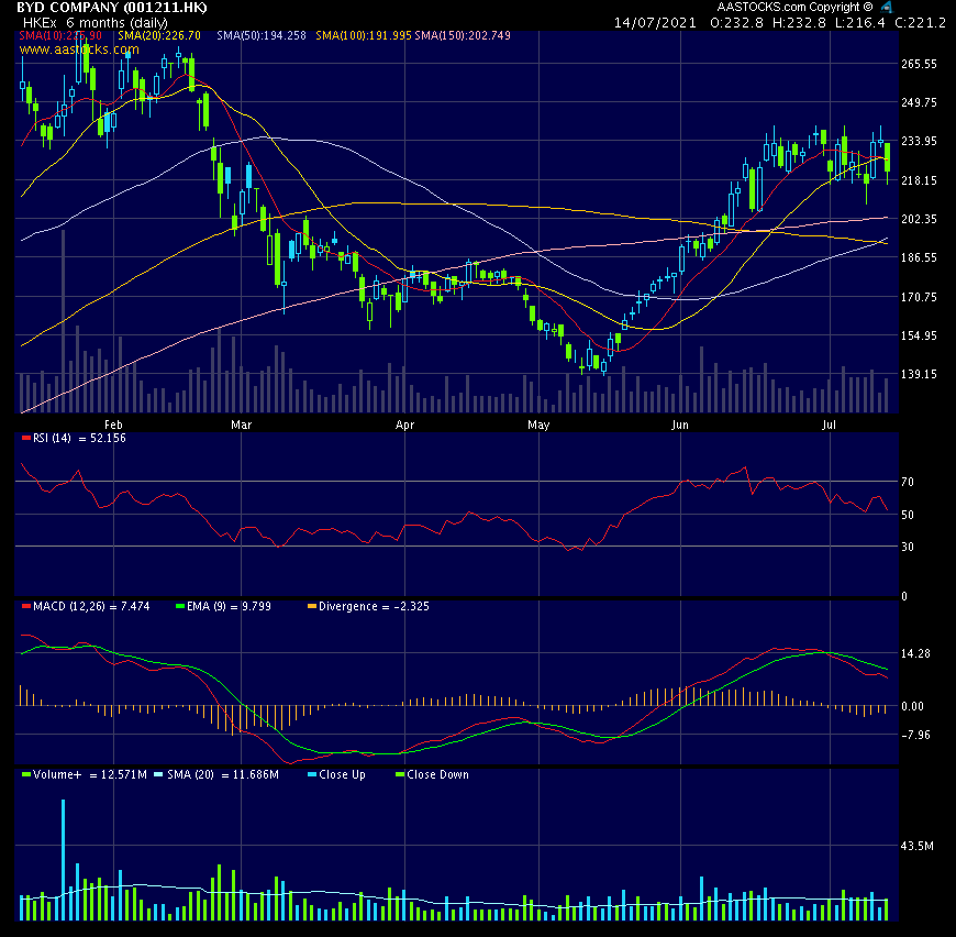 Auto- und Batterien-Herstellers BYD 1263598