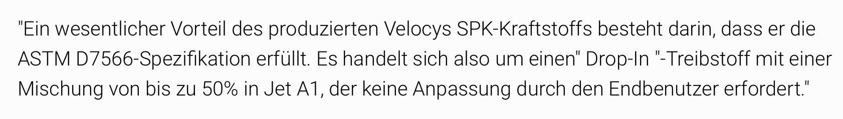 Velocys Aktie mit viel Potential ! 1160446