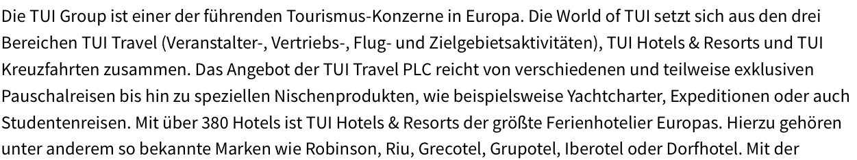 TUI 2007: Erholung oder Zerschlagung? 1177034