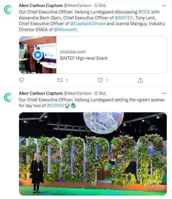 Aker Carbon Capture ASA für die Klimaziele 1282015