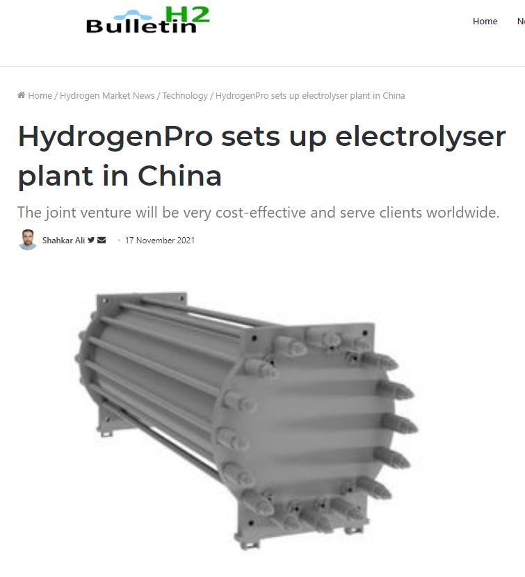 HydrogenPro der Player für Clean Energy, Norwegen 1284363