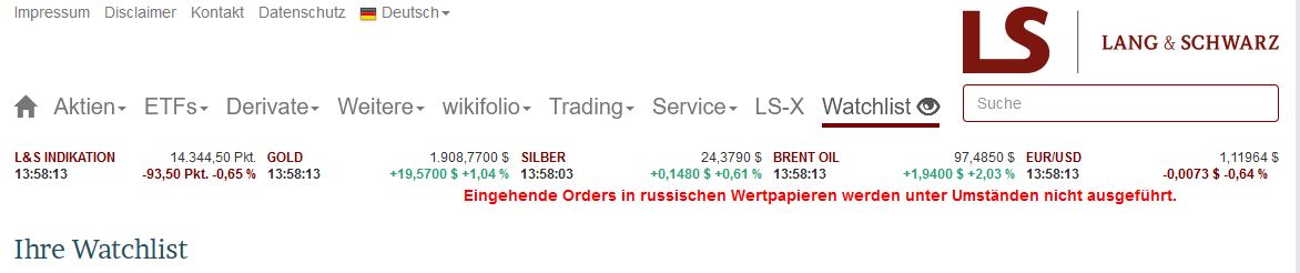 Daimler und andere Aktien und Finanz-Produkte 1302018