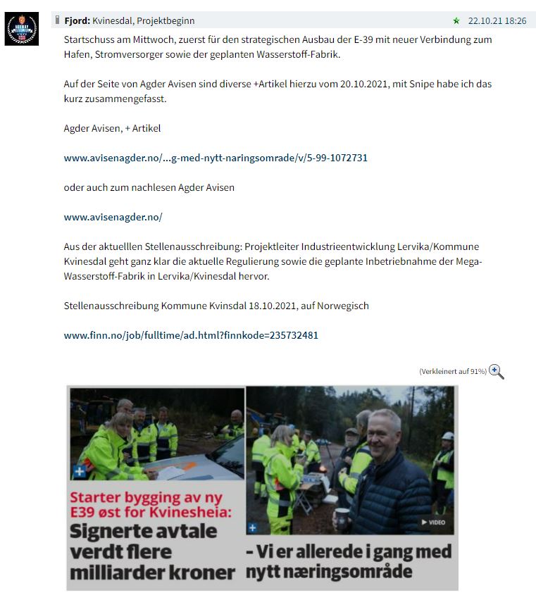 HydrogenPro der Player für Clean Energy, Norwegen 1313774