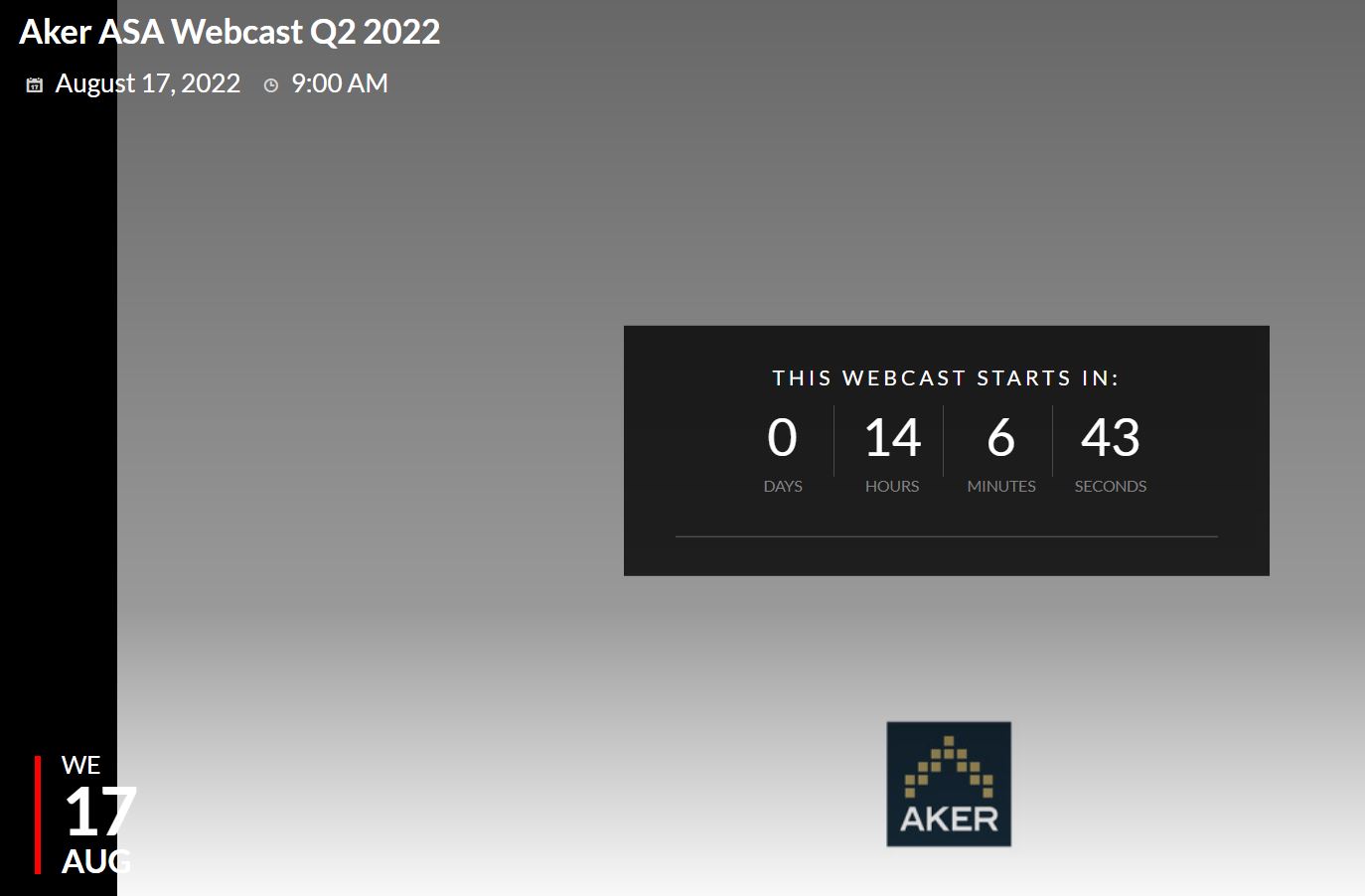 AKER Horizons AS 1328680