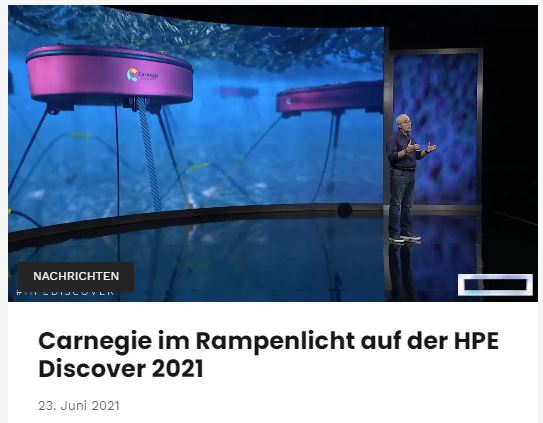 Carnegie Clean E: Netzausbau erneuerbarer Energien 1260041