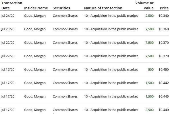 Carlyle Commodities: Gold in Mexiko - Insiderkäufe 1195112