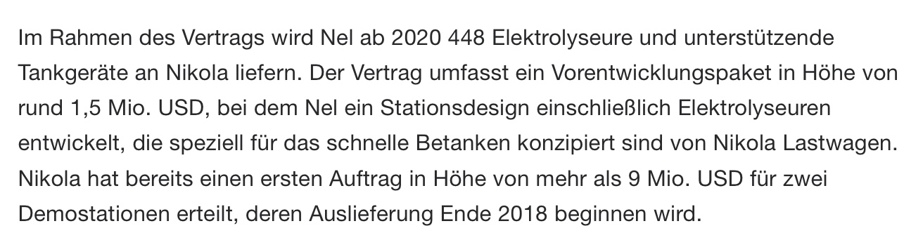 NEL, der Wasserstoffplayer aus Norwegen 1109950