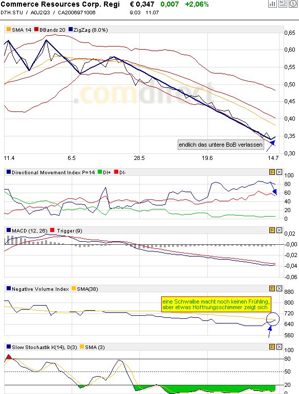 COMMERCE RESOURCES (€ 0,208) 174294