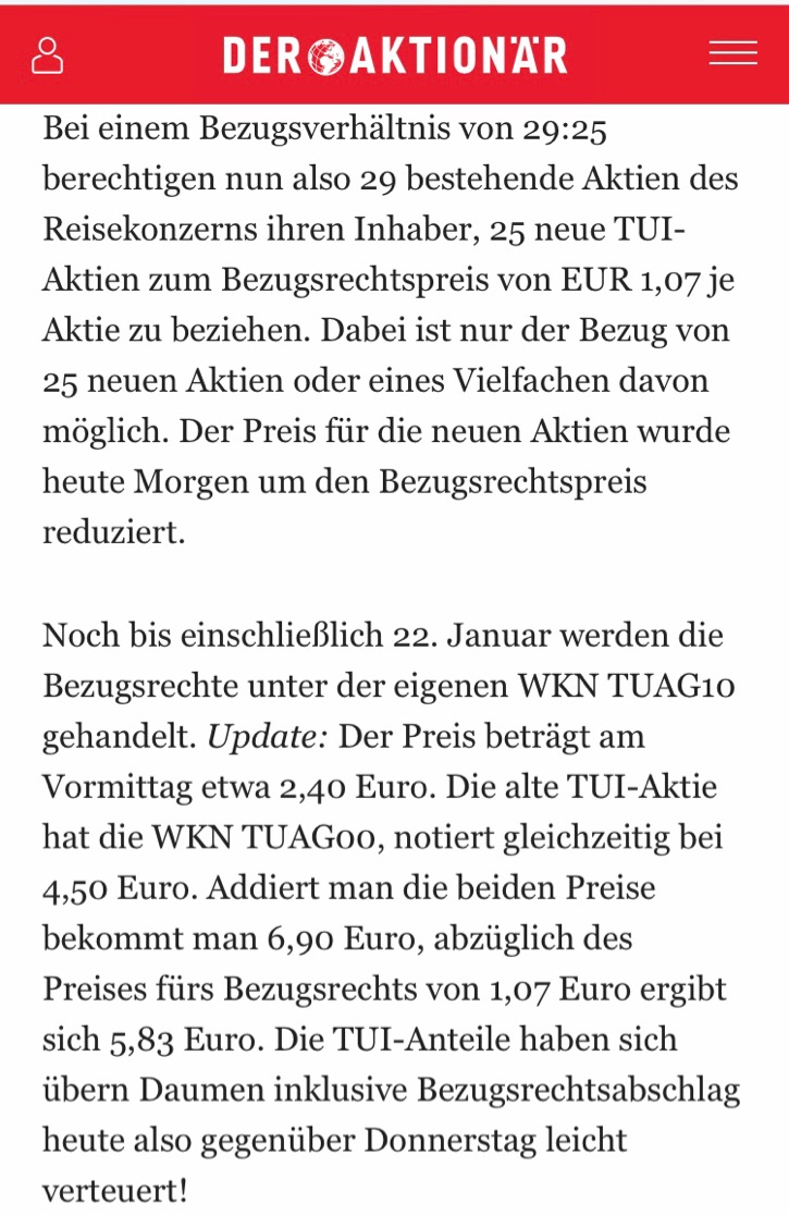 TUI 2007: Erholung oder Zerschlagung? 1224995