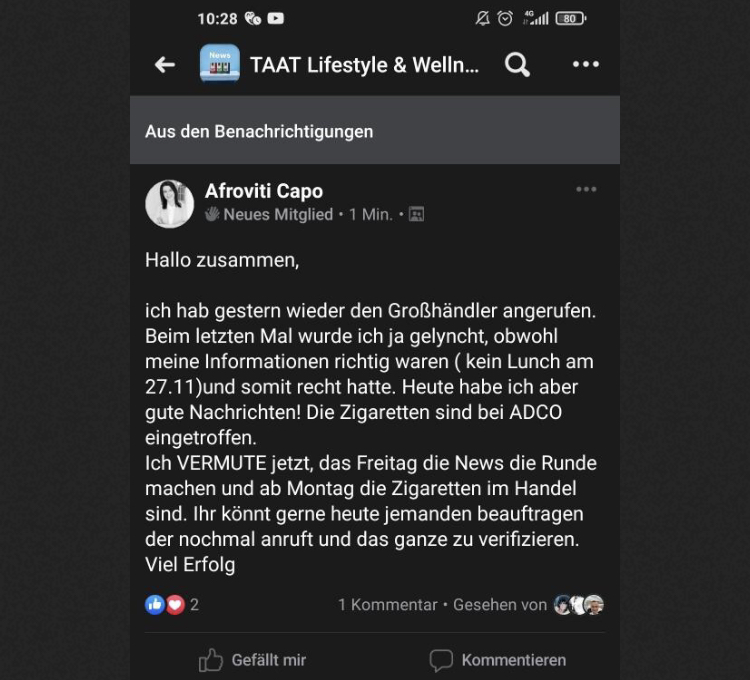 TAAT - Revolution am Tabakmarkt oder heiße Luft? 1218950