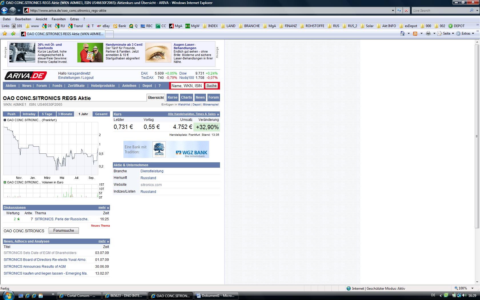SITRONICS. Perle der Russischer WIRTSCHAFT. Kaufen 262313
