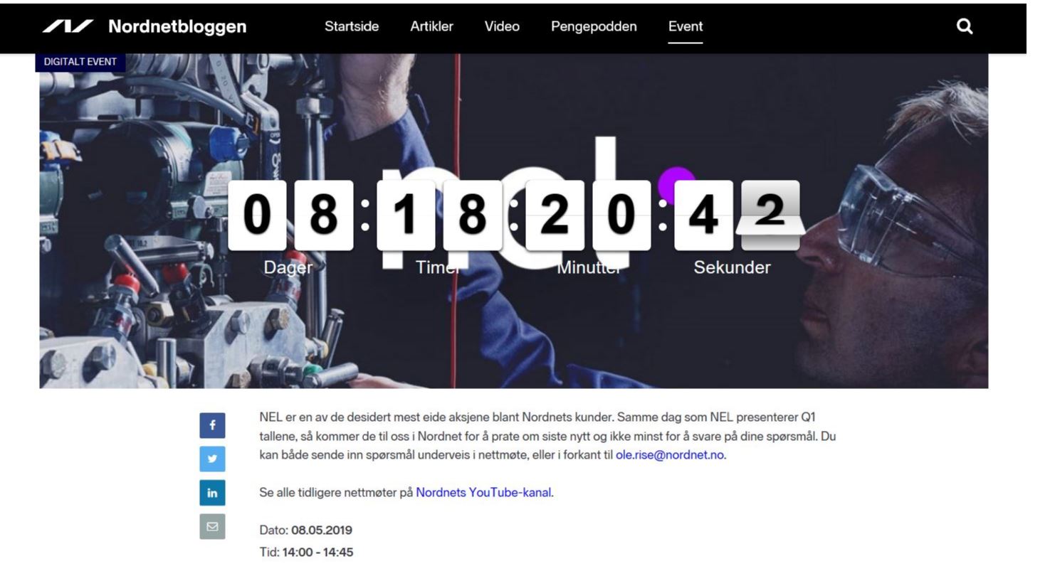 Nel ASA mit neuen Aufträgen aus Frankreich 1109539