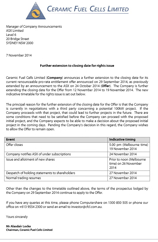 Ceramic Fuel Cells Die Rakekte kommt! Der Anfang 771406