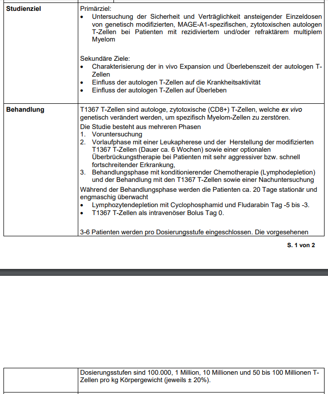 Medigene - Sachliche und fachliche Beiträge 1153142