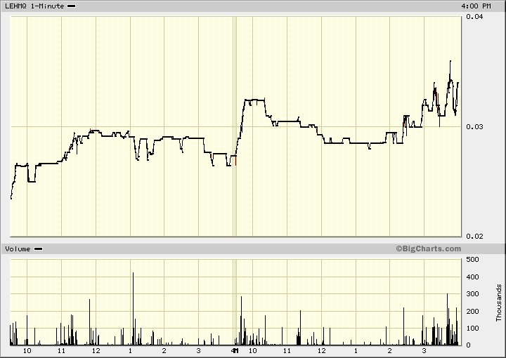 Lehman Brothers Holdings Inc. (LEH) 478838