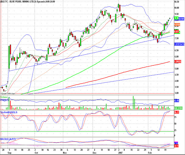 Thompson Creek Metals (Blue Pearl Mng) 84397