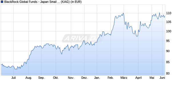 Performance des BlackRock Global Funds - Japan Small & MidCap Opp D2 EUR (WKN A0J2N4, ISIN LU0252965594)