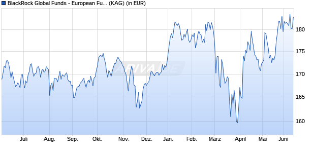 Performance des BlackRock Global Funds - European Fund E2 EUR (WKN 662761, ISIN LU0090830901)
