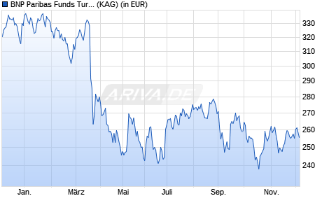 Performance des BNP Paribas Funds Turkey Equity C Cap (WKN A0KFJ0, ISIN LU0265293521)
