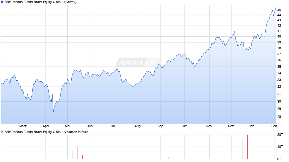 BNP Paribas Funds Brazil Equity C Dist Chart