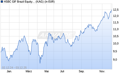 Performance des HSBC GIF Brazil Equity ID (WKN A0LF86, ISIN LU0196698236)