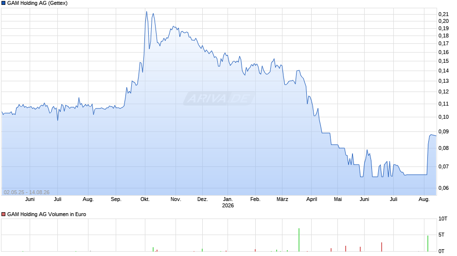 GAM Holding Chart