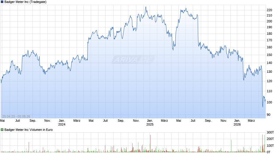 Badger Meter Chart